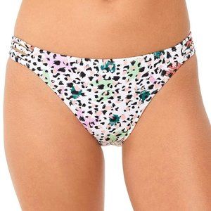 Salt + Cove Women's Juniors' Waiting Fur Tonight Strappy-Side Bikini Size XS